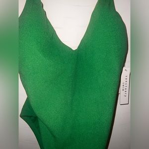 NWT size M green one-piece bathing shit from Sanctuary swim